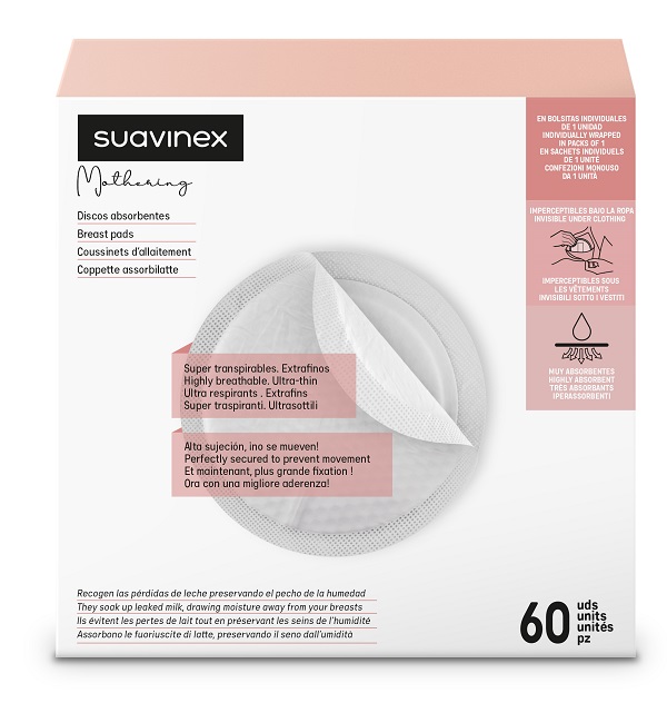 SUAVINEX ALLATTAMENTO COPPETTE ASSORBILATTE 60 PEZZI - farmanauta.it
