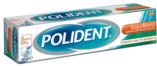 POLIDENT EQUILIBRIO ADESIVO PER PROTESI DENTARIA 40 G - farmanauta.it