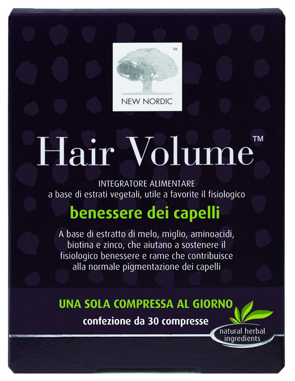 HAIR VOLUME INTEGRATORE ALIMENTARE BLISTER 30 COMPRESSE - farmanauta.it