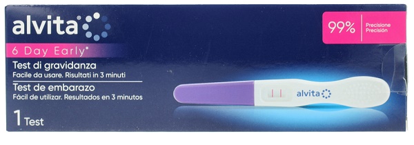 TEST DI GRAVIDANZA PRECOCE ALVITA 1 PEZZO - farmanauta.it