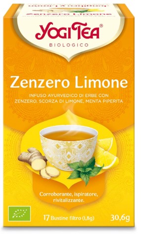 YOGI TEA ZENZERO LIMONE 31 G - farmanauta.it