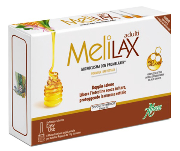 MELILAX ADULTI MICROCLISMI 6 PEZZI 10 G - farmanauta.it