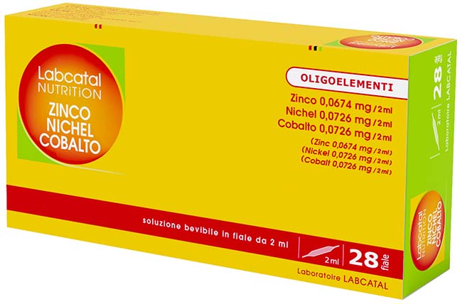 LABCATAL NUTRITION ZINCO/NICHEL/COBALTO 28 FIALE 2 ML - farmanauta.it