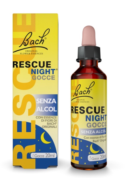 RESCUE ORIGINAL NIGHT SENZA ALCOL GOCCE 20 ML - farmanauta.it