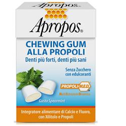 APROPOS CHEWINGUM PROPOLI 25 G - farmanauta.it