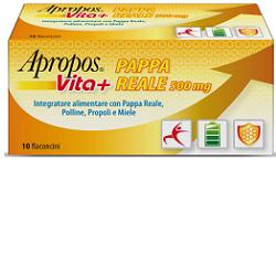 APROPOS VITA+ PAPPA REALE 500 MG 10 FLACONCINI 10 ML - farmanauta.it