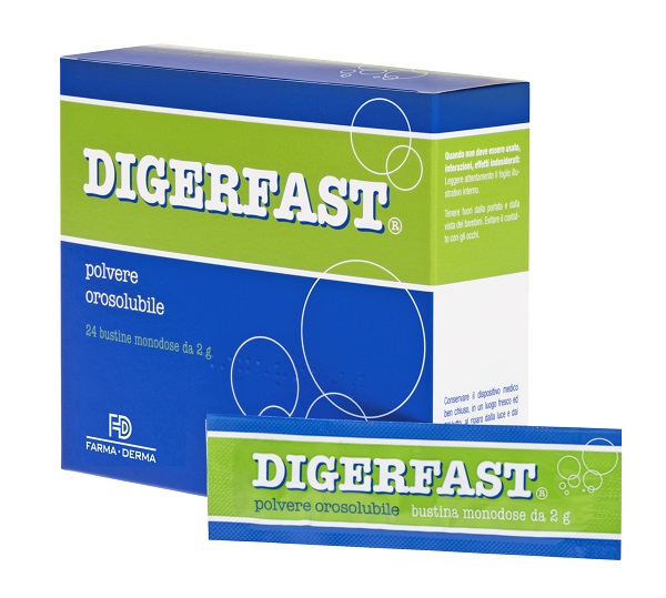 DIGERFAST POLVERE 24 BUSTINE MONODOSE 2 G - farmanauta.it
