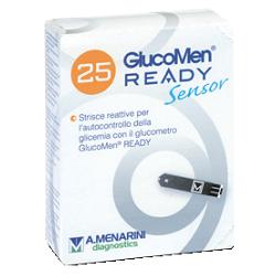 STRISCE MISURAZIONE GLICEMIA GLUCOMEN READY SENSOR 25 PEZZI - farmanauta.it