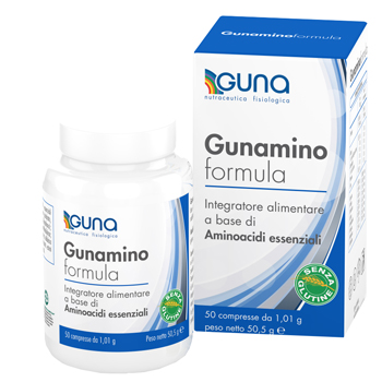 GUNAMINO FORMULA 50 COMPRESSE 50,50 G - farmanauta.it