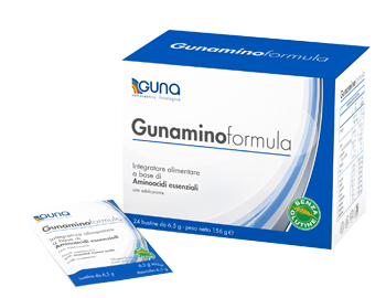 GUNAMINO FORMULA 24 BUSTINE 156 G - farmanauta.it