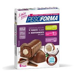 PESOFORMA BARRETTA CUORE COCCO 6 PASTI 12 X 31 G - farmanauta.it