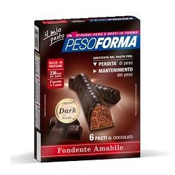 PESOFORMA BARRETTE DARK 12 X 31 G - farmanauta.it