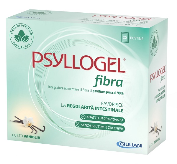 PSYLLOGEL FIBRA VANIGLIA 20 BUSTINE - farmanauta.it