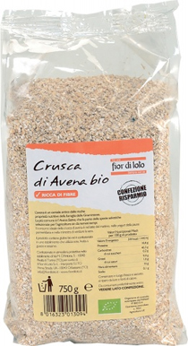 CRUSCA DI AVENA BIO 750 G - farmanauta.it