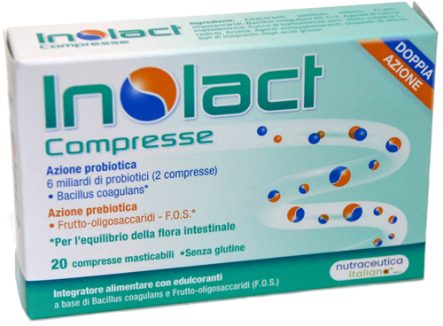 INOLACT 20 COMPRESSE MASTICABILI - farmanauta.it