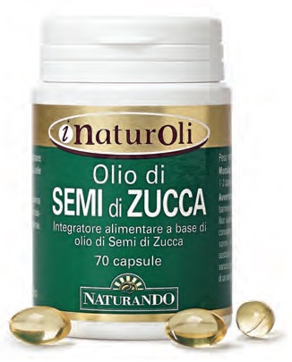 I NATUROLI OLIO DI SEMI DI ZUCCA 70 CAPSULE - farmanauta.it