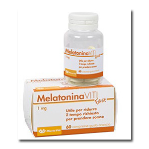 MELATONINA VITI FAST 1MG 60 COMPRESSE GUSTO ARANCIA - farmanauta.it