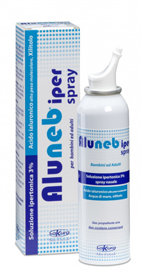 ALUNEB SOLUZIONE IPERTONICA 3% SPRAY NASALE 125 ML - farmanauta.it