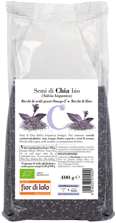 SEMI DI CHIA BIO 400 G - farmanauta.it