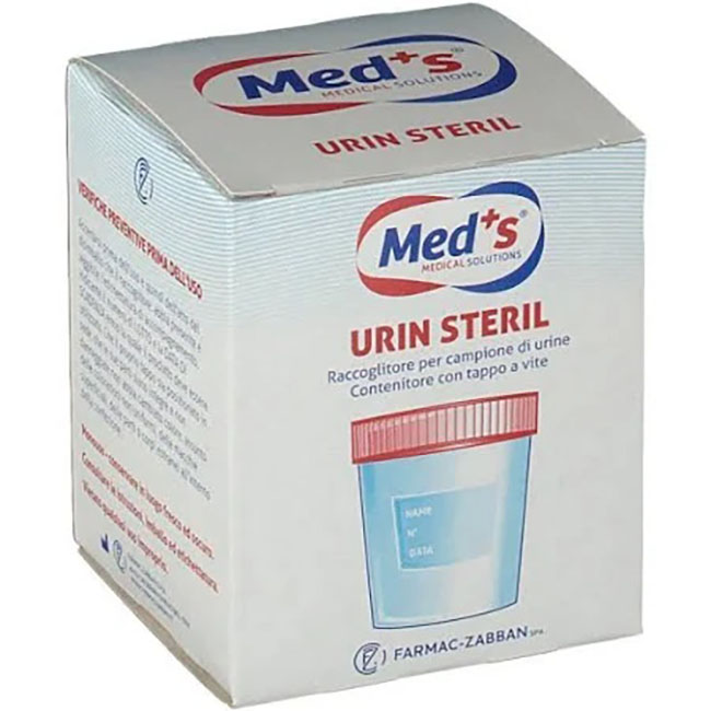 CONTENITORE MEDS URINA STERILE SOTTOVUOTO 120 ML - farmanauta.it