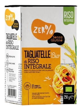ZERO% GLUTINE TAGLIATELLE A NIDO DI RISO INTEGRALE SENZA GLUTINE BIO 250 G - farmanauta.it