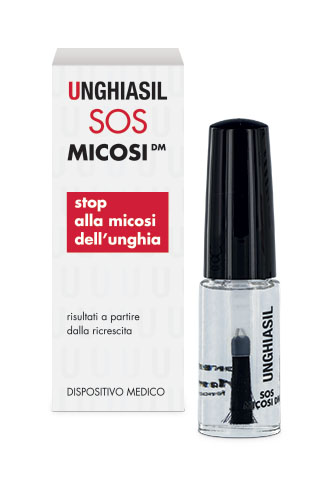 ANTIMICOTICO UNGHIASIL SOS MICOSI IN FLACONE DI VETRO 5 ML CON PENNELLO APPLICATORE + ASTUCCIO - farmanauta.it