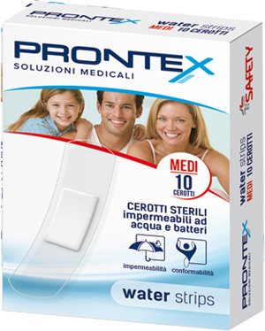 CEROTTO PRONTEX WATER STRIPS MEDIO 10 PEZZI - farmanauta.it