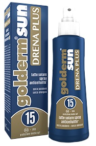 GOLDERM SUN DRENA PLUS SPF 15 SPRAY 200 ML - farmanauta.it