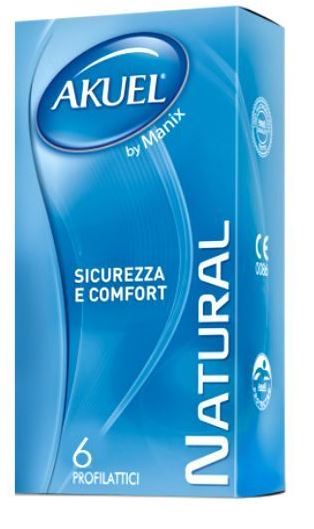PROFILATTICO ANSELL AKUEL BY MANIX NATURAL B 6 PEZZI - farmanauta.it