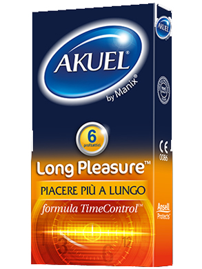 PROFILATTICO ANSELL AKUEL BY MANIX LONG PLEASURE B 6 PEZZI - farmanauta.it