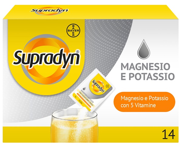 SUPRADYN MAGNESIO POTASSIO SENZA ZUCCHERO 14 BUSTINE 4 G - farmanauta.it