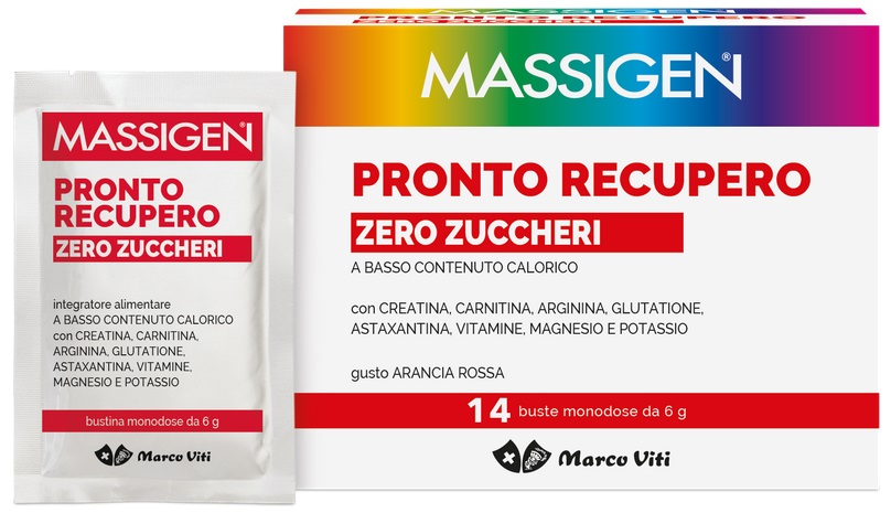 MASSIGEN PRONTO RECUPERO ZERO ZUCCHERI 14 BUSTINE - farmanauta.it