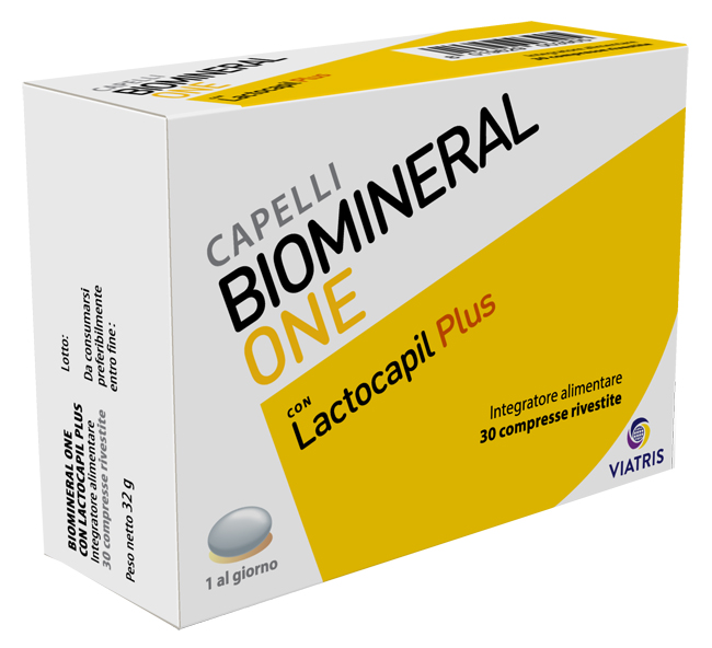 BIOMINERAL ONE LACTOCAPIL PLUS 30 COMPRESSE - farmanauta.it