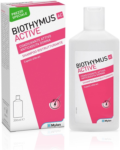 BIOTHYMUS AC ACTIVE SHAMPOO RISTRUTTURANTE DONNA 200 ML PREZZO SPECIALE - farmanauta.it