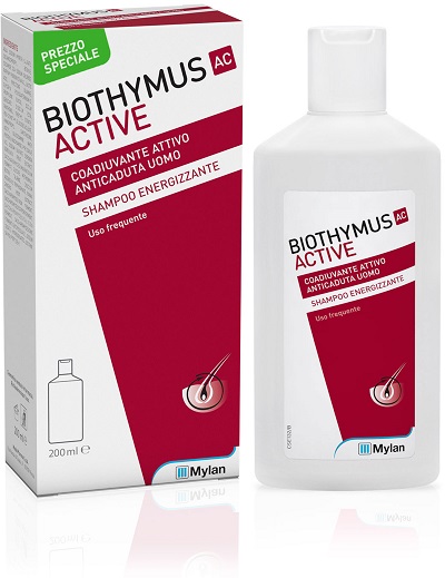 BIOTHYMUS AC ACTIVE SHAMPOO ENERGIZZANTE UOMO 200 ML PREZZO SPECIALE - farmanauta.it