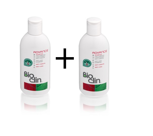 BIOCLIN PHYDRIUM ADVANCE PROMOZIONE 1+1 SHAMPOO ANTICADUTA 200+200 ML - farmanauta.it
