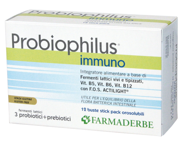 PROBIOPHILUS IMMUNO 12 BUSTINE 24 G - farmanauta.it