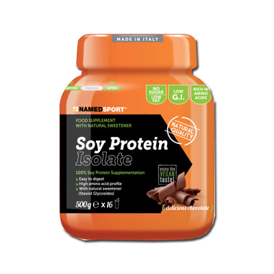 SOY PROTEIN ISOLATE DELICIOUS CHOCOLATE POLVERE 500 G - farmanauta.it