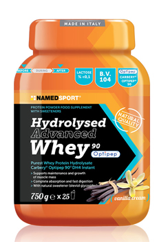 HYDROLYSED ADVANCED WHEY VANILLA CREAM BARATTOLO POLVERE ORALE 750 G - farmanauta.it