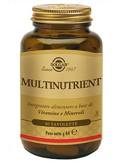 MULTINUTRIENT SOLGAR 30 TAVOLETTE - farmanauta.it