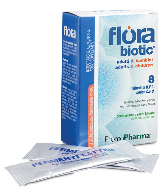 FLORA 8 10 STICK OROSOLUBILI ADULTI E BAMBINI - farmanauta.it