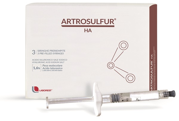 SIRINGA INTRA-ARTICOLARE ARTROSULFUR HA ACIDO IALURONICO 1,6% 2 ML 3 PEZZI - farmanauta.it