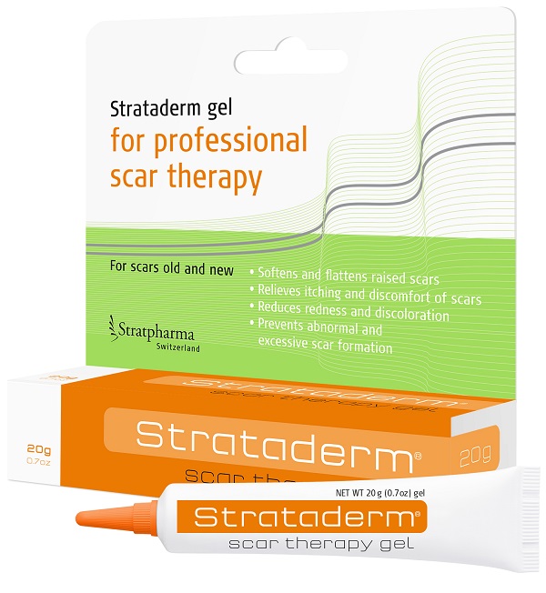 GEL AL SILICONE PER IL TRATTAMENTO DELLE CICATRICI STRATADERM 20G - farmanauta.it