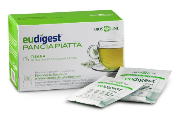 BIOSLINE EUDIGEST TISANA DOPOPASTO 20 BUSTE 40 G - farmanauta.it