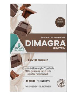 DIMAGRA PROTEIN CIOCCOLATO 10 BUSTE - farmanauta.it