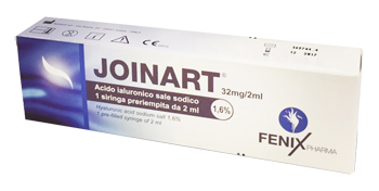 SIRINGA INTRA-ARTICOLARE JOINART ACIDO IALURONICO 1,6% 2 ML 3 PEZZI - farmanauta.it