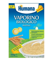 HUMANA VAPORINO PASTINA BIOLOGICA 320 G - farmanauta.it