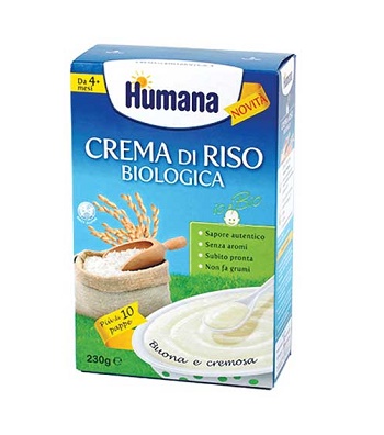 HUMANA CREMA DI RISO BIOLOGICO 230 G - farmanauta.it