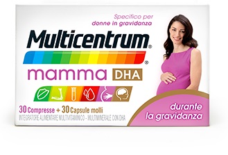 MULTICENTRUM MAMMA DHA 30 COMPRESSE + 30 CAPSULE - farmanauta.it