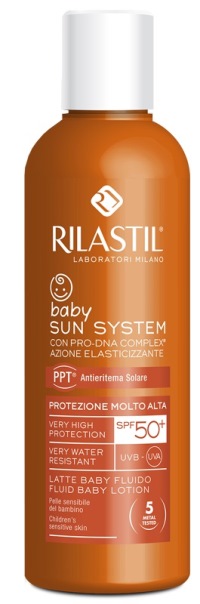 RILASTIL SUN SYSTEM PHOTO PROTECTION THERAPY SPF50+ BABY FLUIDO 200 ML - farmanauta.it